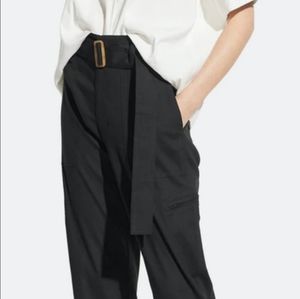Vince High Rise Straight leg pant with belt